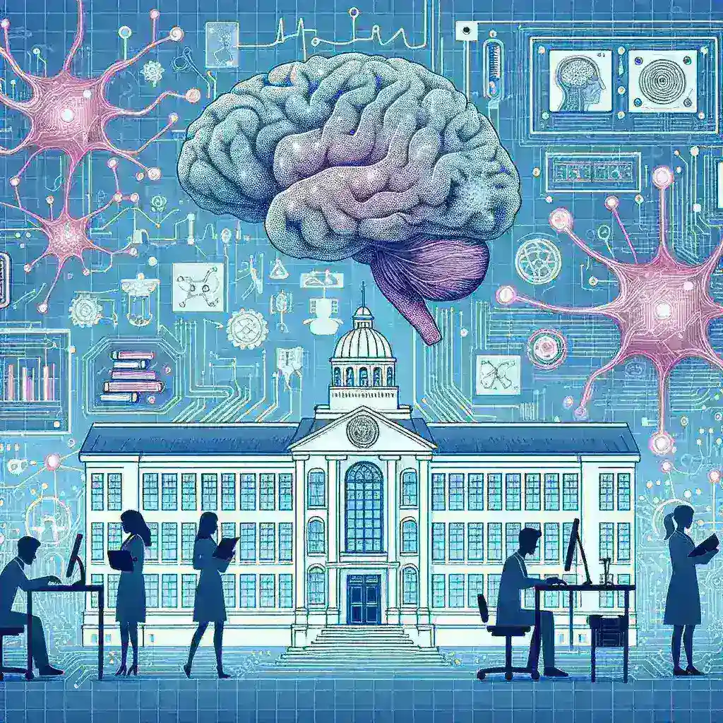 "Estudiantes de la Universidad Complutense utilizando una nueva plataforma de inteligencia artificial para investigaciones en neurociencia."