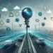 "Radar de control de velocidad conectado a la nube instalado en carretera por la DGT para mejorar la seguridad vial y el cumplimiento de límites de velocidad"