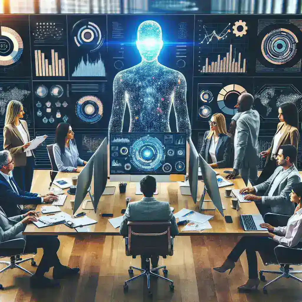 "Imagen de empresas españolas desarrollando plataformas de inteligencia artificial para análisis de mercado en el sector retail, destacando innovaciones tecnológicas en el comercio."